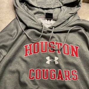 University of Houston UH Under Armour Men’s Gray Pullover Sweater Hoodie - XL